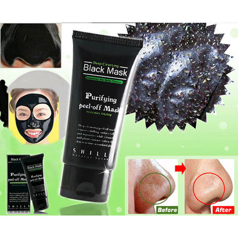 Black MASK,Deep Cleansing Purifying Peel Mud Point Black,Clear Up Beauty