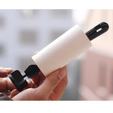 1 roll Nail Art Lint Roller 60 unids paper sticky nail stamping with support Remover (Random Color)