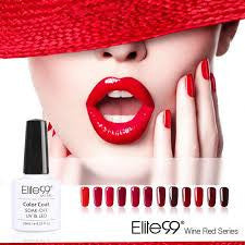 Elite99 10 ml 12 colors Red Wine Series 84 colors selection 1 Varnish Nail Gel UV Gel Nail Polish LED UV Gel Nail Art Manicure