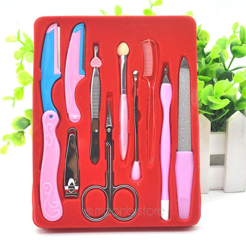 10 Units makeup tools Nail Kit Set & Kits cosmetic accessories beauty makeup manicure